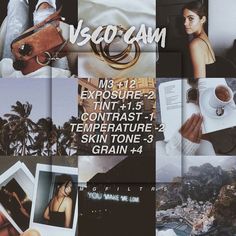 a collage of photos with the words visam