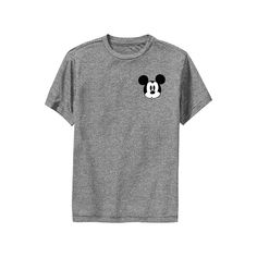 Michigan Wolverines Update his casual wardrobe with this Disney's Mickey Mouse Boys 8-20 Oops Face Performance Tee. © Disney FEATURES Crewneck Short sleevesFABRIC & CARE Polyester Machine wash Imported Size: X Large. Color: Dark Grey. Gender: male. Age Group: adult. Material: Cotton Blend. Mickey Mouse Graphic Tee Tops, Disney Fits, Friends Vintage, Kids Clothes Boys, Mickey Mouse And Friends, Graphic Apparel, Michigan Wolverines, Boy Tees, Boys Long Sleeve