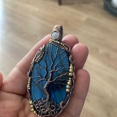 Rare of Rare Very Collection Tree Pendant, AAA Blue Fire Labradorite Tree of Life Pendant, Pretty Handmade Copper Pendant Jewelry - Etsy Wire Trees, Tree Of Life Pendant, Copper Pendant, Tree Pendant, Blue Fire, Nov 2, Copper Pendants, Handmade Copper, Tree Of Life