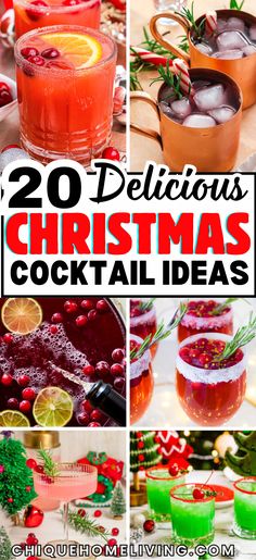 20 delicious christmas cocktails that are perfect for the holiday season