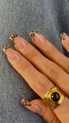 Paznokcie Hello Kitty, Cheetah Nails, Leopard Print Nails, Summery Nails, Girly Acrylic Nails, Print Nails, Leopard Nails, Classy Acrylic Nails, Animal Print Nails