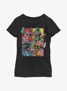 Men Grunge, Stitch Clothing, Her Universe, Clothing Gifts, Disney Lilo, Girls T Shirt, Left Behind, Dark Fashion, Lilo And Stitch