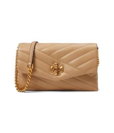 The Tory Burch Kira Chevron Chain Wallet brings luxe style wherever you go. Crafted from quilted leather with signature chevron patterns, this elegantly compact wallet fits essential cards and cash while its chain strap offers endless carrying options - wear crossbody for hands-free convenience or remove the strap to carry as a classic clutch. Gold-toned hardware bearing the iconic 'T' logo polish its look with timeless prestige. Inside, multiple pockets keep items organized, including a zippere Elegant Quilted Wallet On Chain Crossbody, Classic Quilted Wallet On Chain For Evening, Quilted Rectangular Wallet On Chain For Formal Occasions, Quilted Rectangular Wallet On Chain For Formal Events, Classic Quilted Evening Wallet On Chain, Formal Quilted Rectangular Wallet On Chain, Formal Beige Wallet On Chain With Chain Strap, Formal Beige Leather Wallet On Chain, Everyday Quilted Crossbody Wallet On Chain