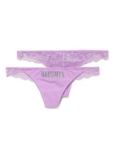 Victoria's Secret PINK Lace-back Thong Panty #VictoriasSecret http://www.victoriassecret.com/sale/panties/lace-back-thong-panty-victorias-secret-pink?ProductID=32578=OLS?cm_mmc=pinterest-_-product-_-x-_-x Victoria's Secret Purple Sleepwear For Bedtime, Victoria's Secret Purple Padded Bra, Victoria's Secret Daywear Briefs, Victoria's Secret Purple Bra With Built-in Bra, Cheap Purple V-neck Intimates, Cute Bras, Bra Lingerie, Victoria's Secret