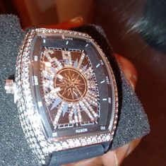 Iced Out Watch Rubber Band Iced Out Watch, Bulova Mens Watches, Seiko Men, Citizen Watch, Armani Exchange Men, Wrist Game, Invicta Watches, Seiko Watches, Analog Watch