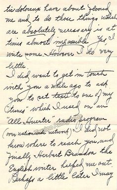 an old handwritten letter with black ink on white paper and writing in cursive handwriting