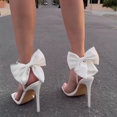 Heels With Bows, Bride Heels, Pointed High Heels, Wedding Shoes Bride, Square Toe Sandals, Elegant Heels, Ankle Strap High Heels, Strappy High Heels