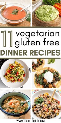 11 vegetarian gluten free dinner recipes