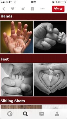 an image of hands and feet in different pictures