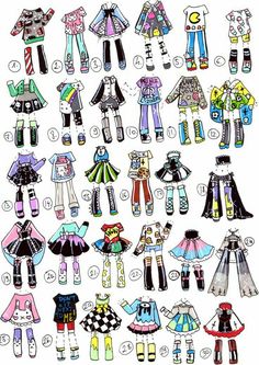 an image of children's clothes and clothing patterns