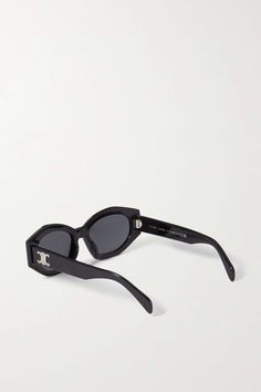 CELINE EYEWEAR Triomphe cat-eye acetate sunglasses | NET-A-PORTER US Celine Aesthetic, Celine Eyewear, Sunglasses Celine, Sunglasses Cat Eye, Celine Sunglasses, Acetate Sunglasses, Eyewear Womens, Sunglasses & Glasses, Designer Sunglasses