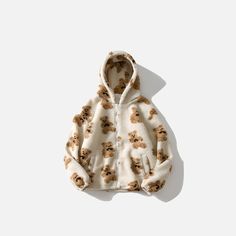 DETAILSStandard thicknessPrint: Teddy bearMaterial: PolyesterLining Material: PolyesterCuff Style: ConventionalClosure Type: zipper Couple Streetwear, Fuzzy Hoodie, Streetwear Mode, Bear Hoodie, Top Streetwear, Winter Jackets Women, Coat Fashion, Y2k Fashion, Fashion Lover