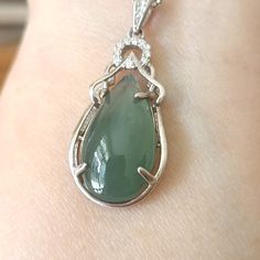 Stone Size:17.3*9.5*3.9mm Pendant weight: 2.77g Packing:Gift Box My shop, all the products come from different mining areas in Burma. Naturally formed jewel-grade jadeite, they are very beautiful. All products in our shop are natural jade, beads will have fine stone lines, which is normal.Support global testing products The color of the jade jade in Myanmar is different because of the customs of the region, and the subdivision method is slightly different. In the jade kingdom of Myanmar, the jad Oval Jade Necklaces With Hallmark, Hallmarked Oval Jade Necklaces, Elegant Engraved Jade Necklace, Fine Jewelry Jade Pendant Necklace, Oval Jade Necklace For Anniversary, Silver Carved Jade Jewelry, Jade Gemstone Pendant Jewelry, Jade Pendant For Jewelry Making, Carved Silver Jade Jewelry