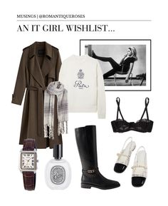 Winter It Girl, It Girl Wishlist, Girl Wishlist, It Girl Aesthetic, Aesthetic Shopping, Parisienne Style, Academia Style, Outfit Inspo Casual, Stockholm Fashion