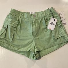 New With Tags Size: Small Color: Green Item Description In The Pictures Waist 12” * Reasonable Offers Welcome! Utility Bottoms With Built-in Shorts For Summer, High Rise Summer Cargo Shorts, High-rise Summer Cargo Shorts, Trendy Summer Cargo Shorts With Side Pockets, High Rise Cargo Shorts With Pockets For Spring, High-waist Cargo Shorts With Pockets For Summer, High Rise Cargo Shorts For Spring, High Rise Casual Cargo Shorts For Summer, Casual High Rise Cargo Shorts For Summer