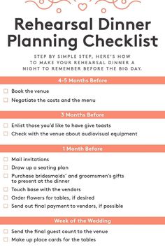 a checklist with the words, how to plan for a wedding