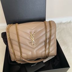 Like New Worn One Come With Fullset Ysl Crossbody Bag, Ysl Handbags, Ysl Saint Laurent, Girly Bags, Luxury Purses, Pretty Bags, Cute Purses, Lv Bag, Hand Bags