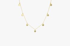 "14k Solid Gold Choker Necklace / Coin Charm Choker / Gold Disc Choker / Disc Dangle Necklace / Dangle Coin Necklace / Layering Choker / Rose Gold Features ✔Made to Order. ✔Gold Kt: 14K ✔Available Gold Color: Rose Gold, Yellow Gold, White Gold ✔ Size of Disc - 5MM Diameter ✔ Number of Discs: 9 Discs total on the Necklace ✔Ready to Ship in 7-10 Business Days If you have any additional questions about this product, just hit the \"Ask a Question\" button (just to the right of the price) and we will Gold Sterling Silver Dangle Drop Necklace, Yellow Gold Dangle Clavicle Chain Necklace, Yellow Gold Dangle Clavicle Necklace, Fine Jewelry 14k Gold Dangle Necklaces, 14k Gold Dangle Necklaces Fine Jewelry, Gold Sterling Silver Round Drop Necklace, Gold Sterling Silver Drop Necklace, Gold Sterling Silver Drop Necklace With Round Shape, Gold Drop Necklaces In 14k Gold