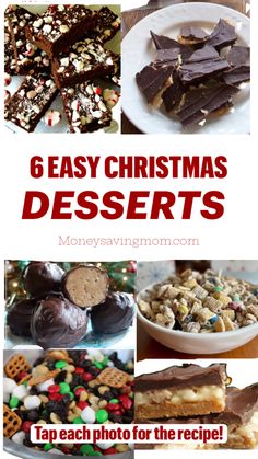 Chocolate covered peanut butter, homemade mars bars, white chocolate Christmas mix, Christmas trail mix, Christmas candy Easy Christmas Desserts, Christmas Desserts Easy, Christmas Recipes Easy, Money Saving Mom