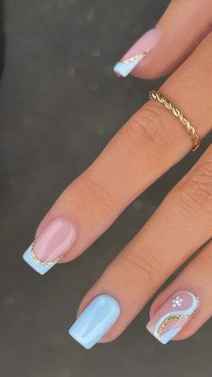 Bright Nails Inspiration, Nail Ideas2024, Nail Art Designs Acrylic Short, Gel Nail Summer Designs, Bright Summer Short Nails, Cute Nails Acrylic Summer 2024, Very Short Acrylic Nails Designs, Colored French Tip Acrylic Nails, Cute Short Nail Design Ideas