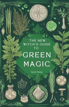 by Sarah Ripley (Author)Do you yearn for a deeper connection with nature? Does the magic of the Earth call to your soul? The New Witch's Guide to Green Magic is your comprehensive guide to understanding and practicing green witchcraft, a path that embraces harmony with the natural world. Within these pages, you'll discover: The essence of green magic: Explore the philosophy and core principles behind this nature-based practice. Learn how to cultivate a deep respect for the Earth and its inhabita Witchy Herbs, The Green Witch, Beginner Witch, Altar Ideas, Nature Witch, Magic Books, Nightgown Pattern, Teen Witch, Green Witchcraft