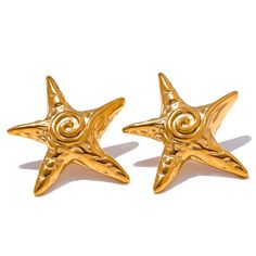 Star Earrings Christmas Gifts For Friends Teens, Trendy Stud Earrings, Stud Design, Earrings Star, Starfish Earrings, Star Earrings Stud, Popular Jewelry, Christmas Gifts For Friends, Star Studs