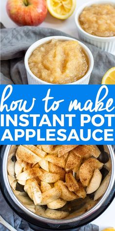 how to make instant pot applesauce