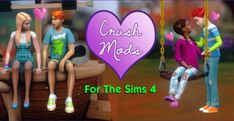 crush mod Sims 4 High School, High School Crush, Tumblr Sims 4, Sims 4 Teen, High School Years, Do It Better, Sims 4 Collections, First Crush