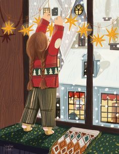 동화 삽화, Couple Christmas, Family Illustration, Childrens Illustrations, Christmas Aesthetic