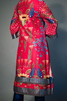 Shop for Saksham Neharicka Red Chanderi Printed Kurta for Women Online at Aza Fashions Traditional Red Printed Kurta, Red Printed Kurta For Festivals, Red Straight Kurta Dress With Printed Motifs, Red Designer Kurta For Spring, Red Designer Wear Kurta For Spring, Red Fitted Kurta With Printed Motifs, Fitted Red Kurta With Printed Motifs, Festival Printed Red Kurta, Red Floral Print Straight Kurta Set