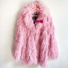 Dolls Kill X Hello Kitty Faux Fur Zip Jacket Size Small New Nwt Size: Small Color: Pink Condition: New With Tag Shaggy Faux Fur Jacket From Dolls Kill X Hello Kitty Fully Lined Zip Closure Faux Fur Jacket, Zip Jacket, Dolls Kill, Fur Jacket, Faux Fur, Hello Kitty, Jackets For Women, Kitty, Size Small