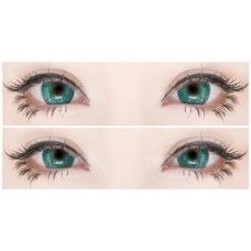 I-Codi Colors Of The Wind No 23 Turquoise Green Contacts Lenses, Gyaru Makeup, Kawaii Makeup, Halloween Eye Makeup, Korean Eye Makeup, Skin Care Makeup, Halloween Eyes, Dangan Ronpa