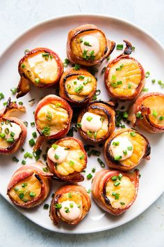 Bacon-wrapped scallops—marinated in an Asian-inspired soy sauce-and-orange juice marinade and then broiled until crisp and juicy—are the perfect throw-back cocktail party nibble.