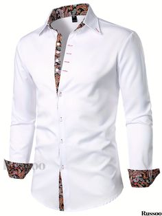 Russoo - Paisley Print Mens Casual Button-Up Shirt: Versatile Style for Spring, Summer, and Autumn Wardrobe Essentials Summer Paisley Print Button-up Shirt, Fall Wardrobe Essentials, Up Shirt, Fall Wardrobe, Paisley Print, Wardrobe Essentials, Button Up Shirts, Button Up, Paisley