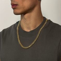 Elevate your ensemble with our 14K Miami Cuban chain, featuring a striking 9mm width. Crafted from solid gold, it's the perfect accessory to make a bold and luxurious statement. Material: 14K Solid Gold Width: 9mmApproximate Gold Weight: 146 - 172 gramsIf you need a size that's not listed, please email us at info@icelinkwatch.com Classic Cuban Link Necklace, Tarnish Resistant, Gold Cuban Link Necklace In 14k Solid Construction, Luxury Yellow Gold Cuban Link Necklace Tarnish Resistant, Modern Gold Cuban Link Chain Necklace, Modern Gold Cuban Link Necklace, Luxury Tarnish-resistant Yellow Gold Cuban Link Necklace, 14k Gold Cuban Link Chain Necklace, Luxury Gold Cuban Link Necklace With Solid Construction, Modern Gold Chain Cuban Link Necklace