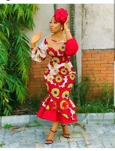 Ankara Gown Styles, Ankara Dresses, African Traditional Dresses, African Print Dress, African Print Dresses