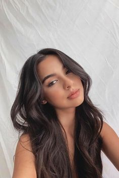 Brunette Makeup, Grunge Hair, Dream Hair, Brunette Hair, Aesthetic Hair, Dark Hair, Pretty Hairstyles, Hair Looks