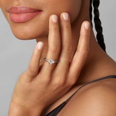 Pandora Nova Lab-grown Diamond Ring 1.00 carat tw 14k White Gold Lab Created Diamond Rings, Declaration Of Love, Infinity Design, Ring Hand, Lab Created Diamonds, Wedding Rings For Women