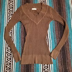 Nwot! Very Form Fitting. Color Is Olive Green. Small. Reminds Me Of Bella From Twilight. #Y2k #Boho #Coquette #Punk #Grunge 90s V-neck Tops For Fall, Fitted Green Y2k T-shirt, Green Long Sleeve Y2k T-shirt, Green Hippie V-neck Top, Fairy Grunge Long Sleeve Graphic Top, Brown Bohemian V-neck Top, Black Knit Top, Cap Sleeves Blouse, Flare Top