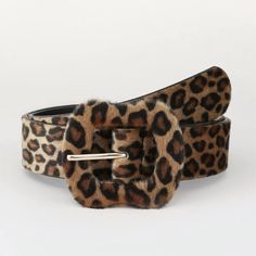 Fashion Colorblock Leopard Print Plush Belt For Women, Casual Waistband For Jeans, All-Match Fashion Accessories For Daily Wear #Animalprint #Leopard #Cheetah #Leopardprint #Belts Leopard Accessories, Color Block Scarf, Beautiful Belts, Animal Print Fashion, Western Chic, Casual Belt, Classic Coats, Boho Lace, Leopard Pattern