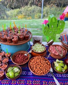 Candy Bar Mexicano, Mexican Candy Table Ideas, Fiesta Mexicana Ideas, Mexican Snack Foods, Party Snack Table, Food Cart Business, Mexican Birthday Parties, Ideas Fiesta, Mexican Snacks