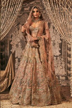 Pink Lehenga Set – Rimple & Harpreet Rimple Harpreet Narula, Rimple Harpreet, Lehenga With Blouse, Rimple And Harpreet Narula, Chic Prom Dresses, Nikkah Dress