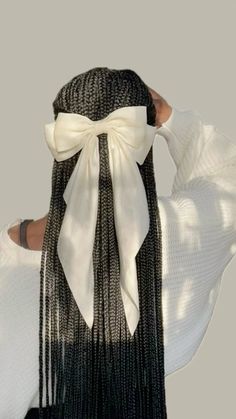 #hairstyles #hair #hairgoals #braids #braidsforblackwomen #pinterest Bow Braid, Twisted Hair, Hair Scarf Styles, Cute Box Braids Hairstyles, Bow Hairstyle, Protective Hairstyles Braids, Pretty Braided Hairstyles, Girls Hairstyles Braids, Hair Laid