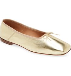 Mansur Gavriel Square Toe Ballerina Flat (Women) | Nordstrom Mansur Gavriel, Ballerina Flats, Ballet Flat, Womens Flats, Ballet Flats, Ballet, Nordstrom, Square, Free Shipping