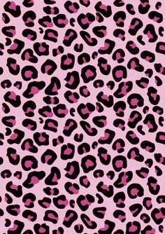 a pink and black leopard print background