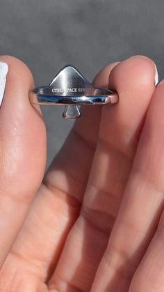 Stainless Steel Ring Will not tarnish or rust Multiple sizes available Mushroom Ring, Stainless Steel Ring, Stainless Steel Rings, Steel Ring, Tattoos And Piercings, Heart Ring, Piercings, Rust, Stuffed Mushrooms