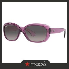 in stock Classic Purple Polarized Sunglasses, Classic Purple Tinted Sunglasses, Formal Purple Sunglasses With Tinted Lenses, Formal Purple Tinted Sunglasses, Ray Ban Women, Polarized Sunglasses, Ray Ban, Ray Bans, Violet