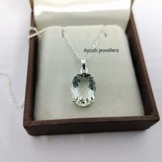 AAA Green Amethyst Pendant Green Gemstone Handmade Pendant 925 Sterling Silver Amethyst Prasiolite Pendant  Gift For Her # MATERIAL--92.5 Sterling Silver # GEMSTONE-AAA Green Amethyst # STONE WEIGHT-- 8.70Carat      # STONE SIZE -15.80  x 12.09  mm     # A Meaningful And Special Gift To yourself And Others ! #  PLEASE GIVE YOUR OPENION YOUR FEEDBACK ABOUT THE PROUDCT.  WE ACCEPT BLUK ORDER ALSO . # All International Orders Are Shipped With UPS Or USPS Priority International ut the item:- Solid Sterling Silver 925 Jewelry Recycle Metal Silver Pure Artisan Work this Item Is Handmade Making In Jaipur india #Mother's Day#handmade jewelry solid Silver 925 with stamp#handmade jewelry#Birthstone #Fastsellin Item #Bestselling #Etsy2023 #StarSeller #Etsypik #Coupoun#Valentine's Day gifts #2023#Ayus Green Amethyst Oval Jewelry, Green Oval Amethyst Jewelry, Green Faceted Amethyst Jewelry, Silver Green Amethyst Gemstones For Gift, Faceted Round Green Amethyst Jewelry, Green Amethyst Gemstones With Accent Stones For Gift, Green Amethyst Jewelry With Accent Stones, Handmade Silver Jewelry With Green Amethyst, White Gold Green Amethyst Gemstone Jewelry