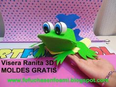 VISERAS DE ANIMALITOS EN FOAMY PARA FIESTAS INFANTILES - YouTube Felt Animals, Hat Making, Clay Crafts, Mario Characters, Kitty, Drive, Make It Yourself, Animals