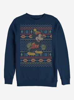 50% Cotton  50% PolyesterWash cold; dry lowImportedListed in men's sizes Friends Vintage, Cute Christmas Sweater, Friends Sweatshirt, Mickey Mouse Shirts, Disney Shop, Disney Sweatshirts, Mickey Mouse And Friends, Winter Sweater, Vintage Winter